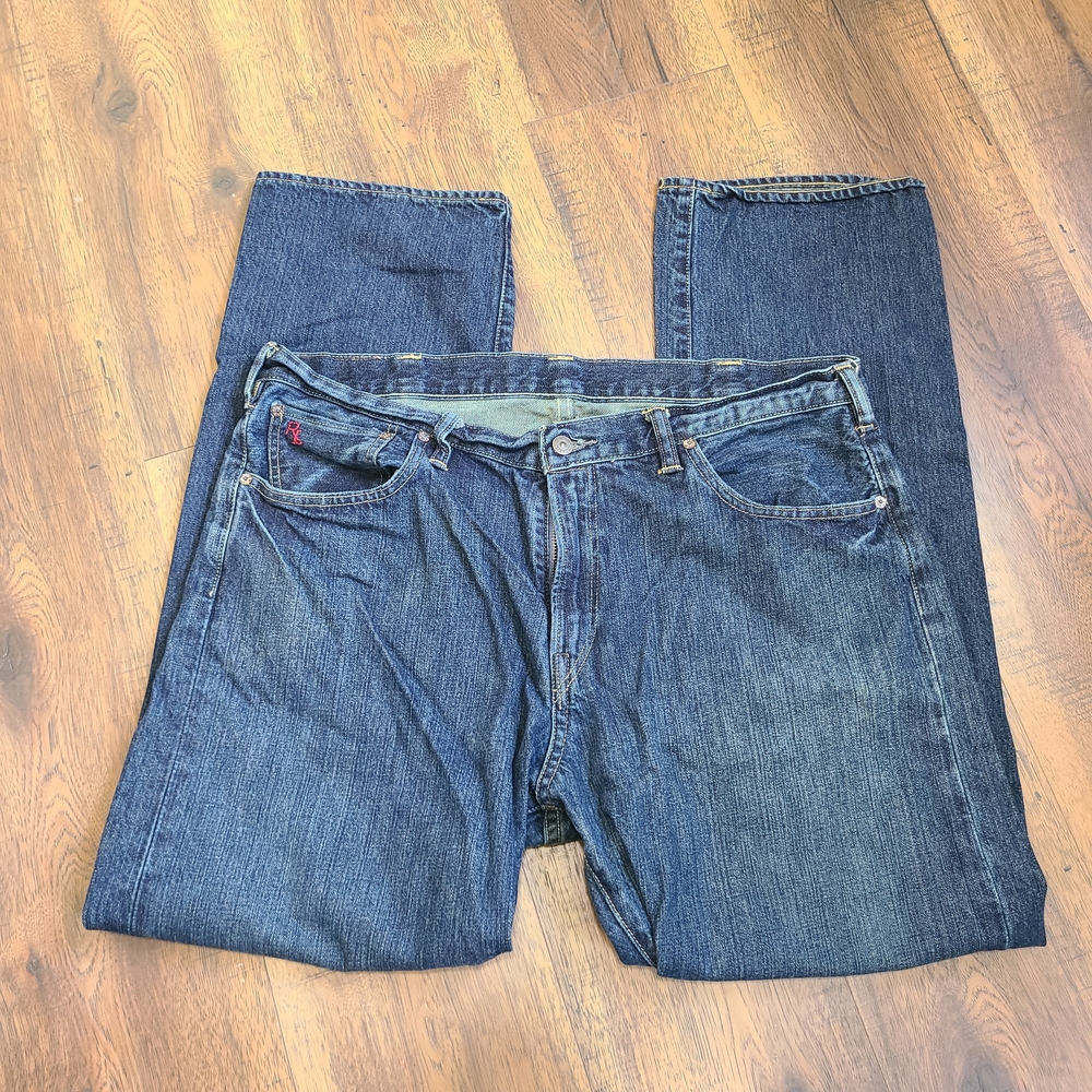Polo by Ralph Lauren Men's Dark Blue Relaxed Denim Jeans